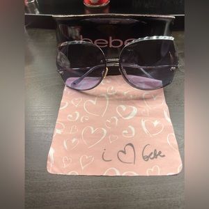 AUTHENTIC BEBE vintage Butterfly shape sunglasses (used)